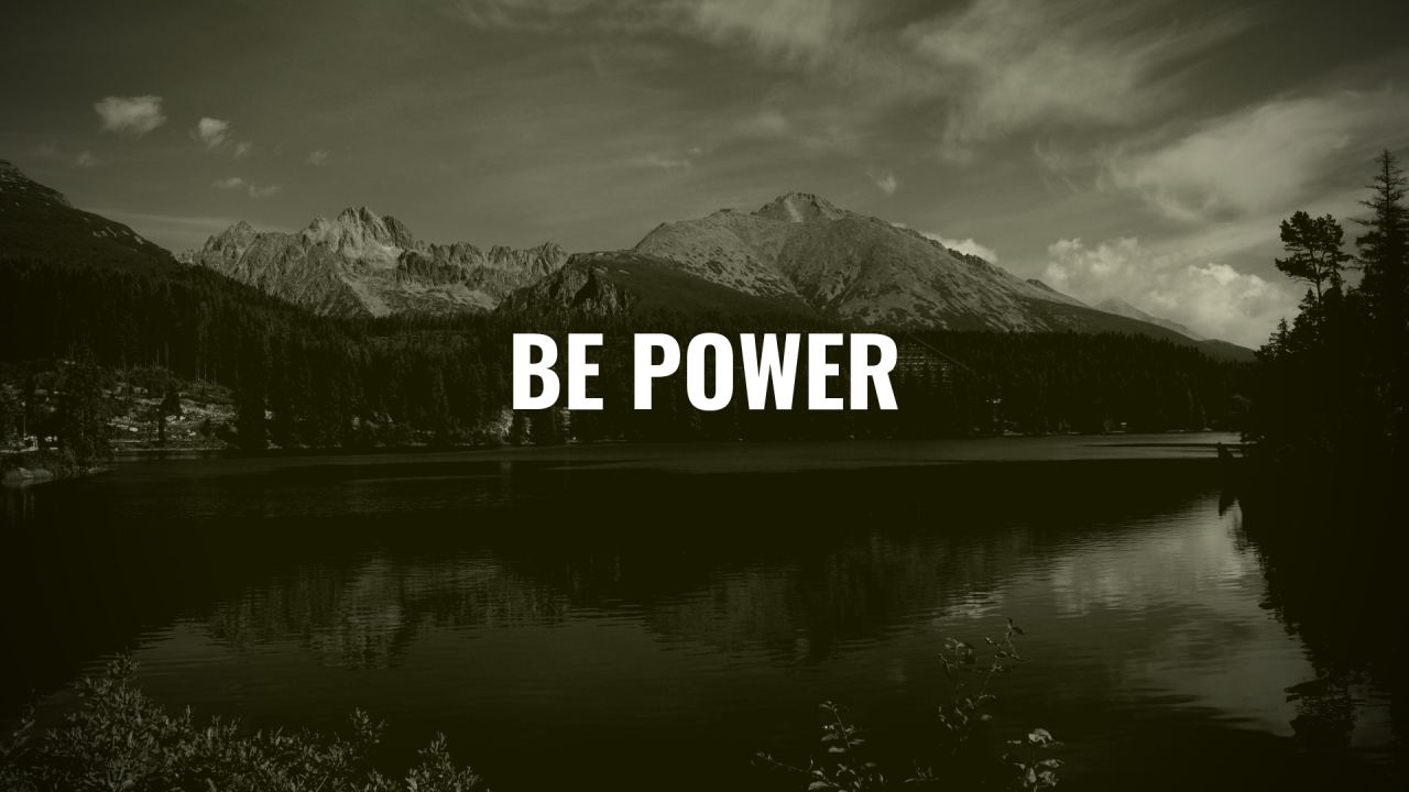 be power
