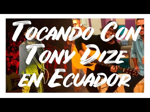 Vlog | Grupo K'Ché tocando en la gira de Tony Dize en Ecuador??